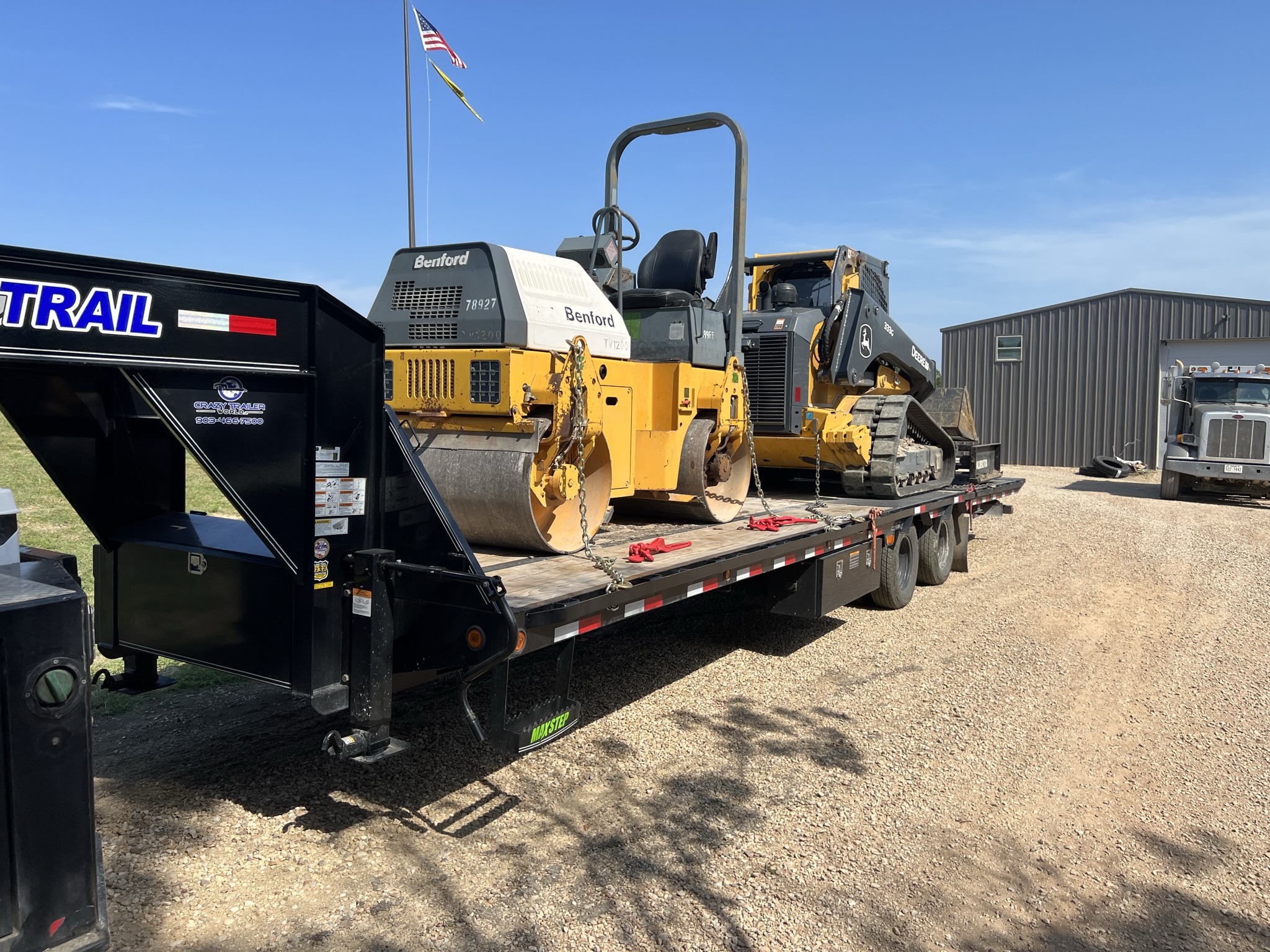 Triple R Dirt Works equipment operating on a job site