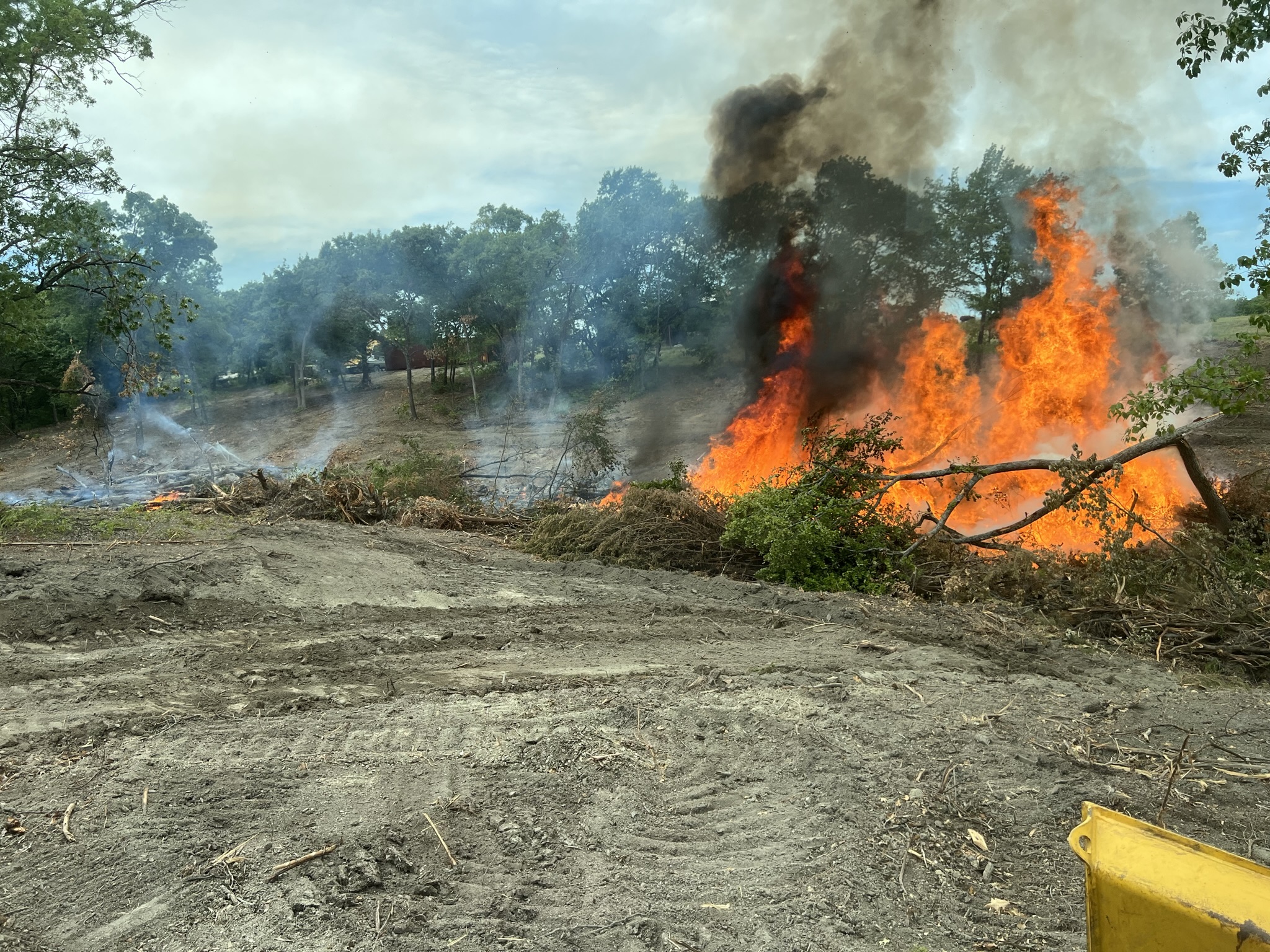 Site being cleared for demolition and future improvements
