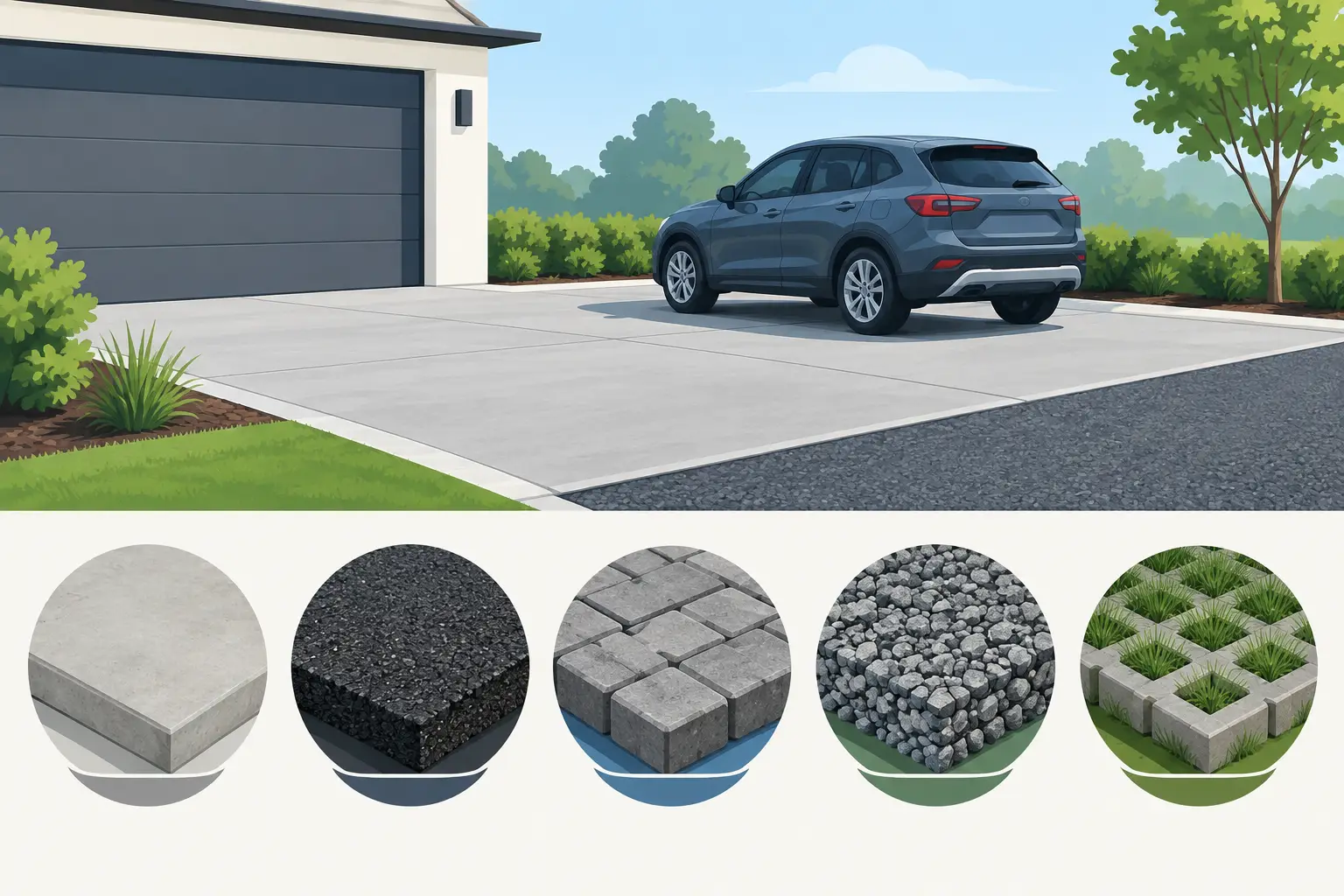 Best Materials for Parking Pads That Last